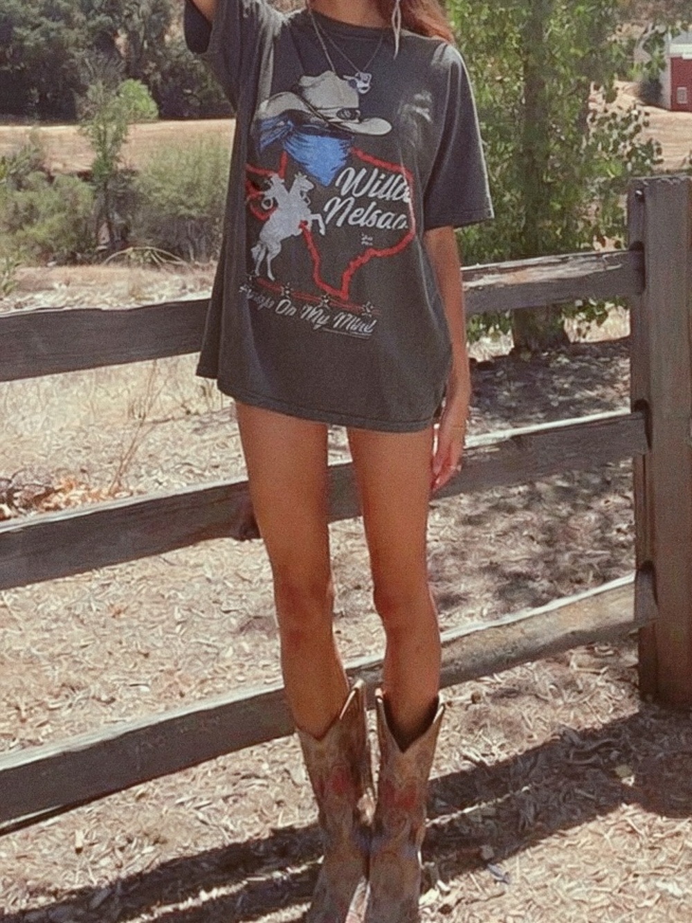People of Leisure Willie Nelson Tee